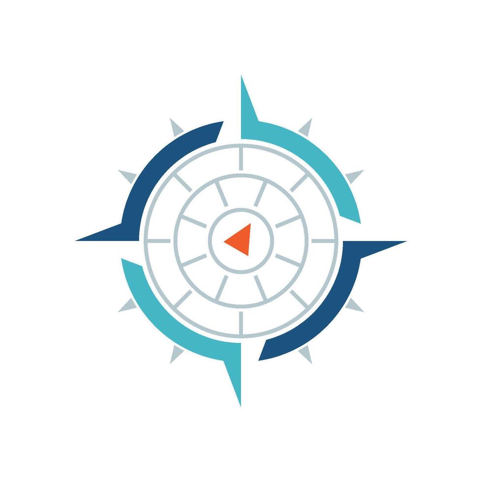 Detail Compass Rose Logo Template Illustration Design. EPS 10. vector