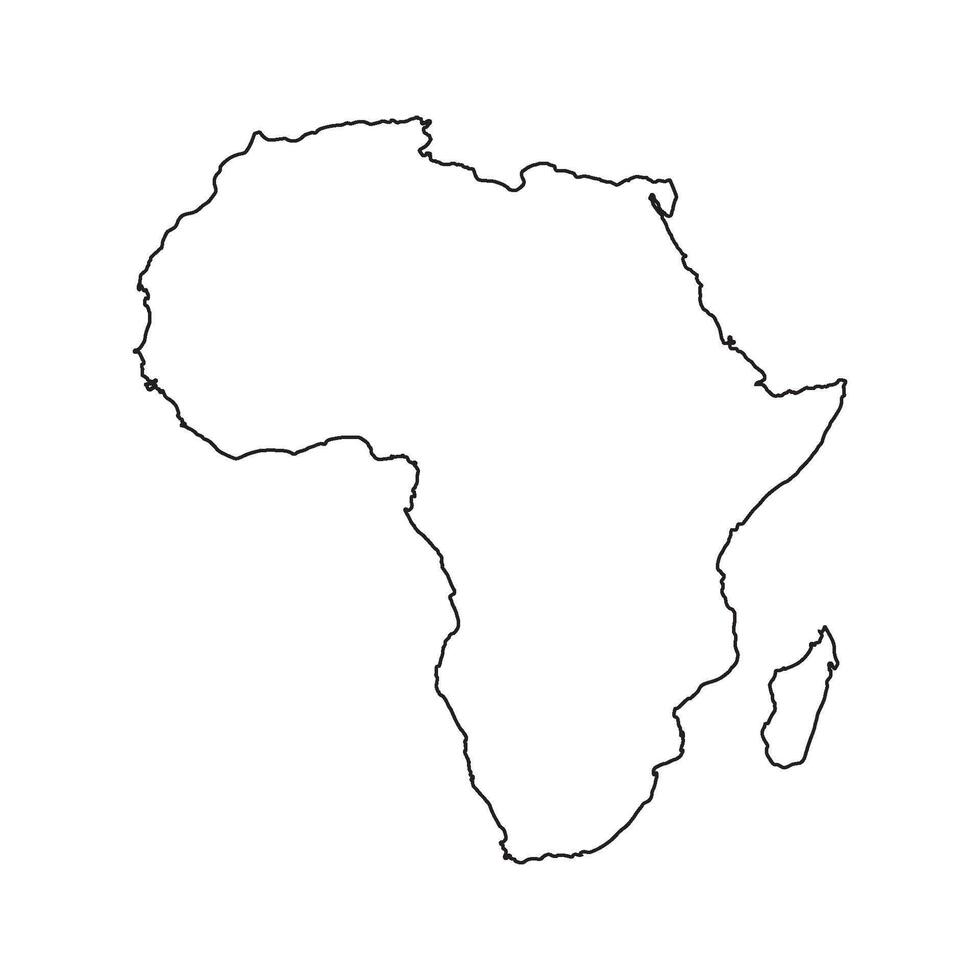Africa Map Icon design Element design vector