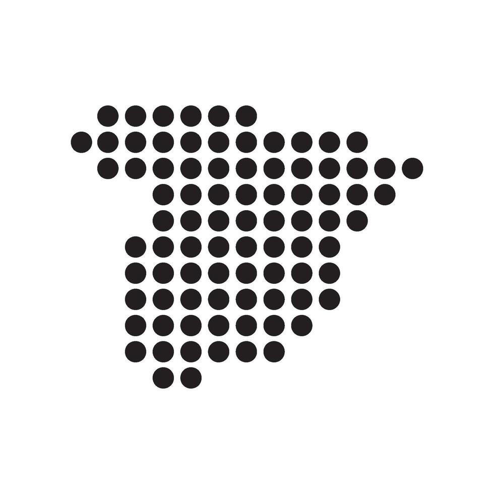 Spanyol Map Icon symbol design vector