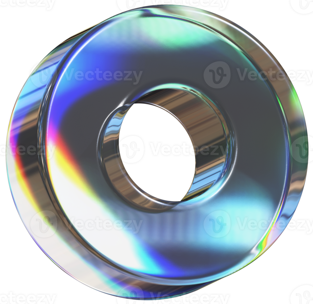 Reflective Ring Circle 3D Illustration Shapes png