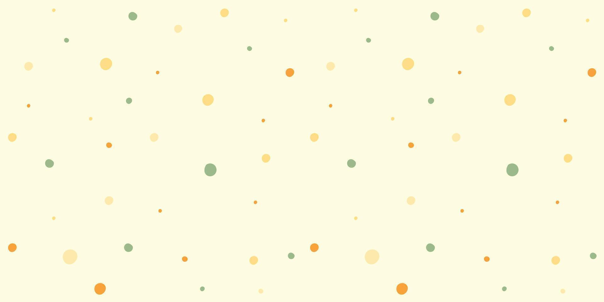 Abstract beige seamless pattern, background with multi colored dots. Cute unobtrusive backdrop for fabric, advertising, wrapper, banner, postcard vector