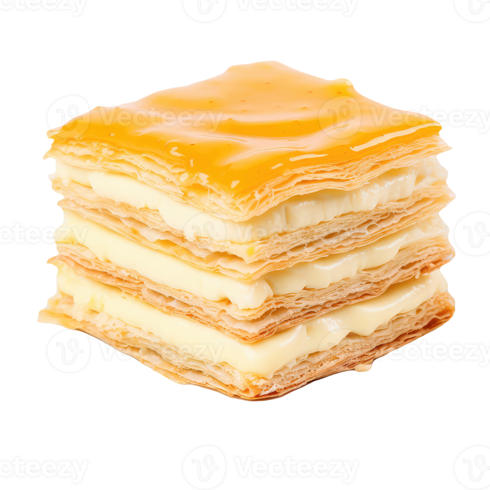 Pastry with Caramel And Cream png