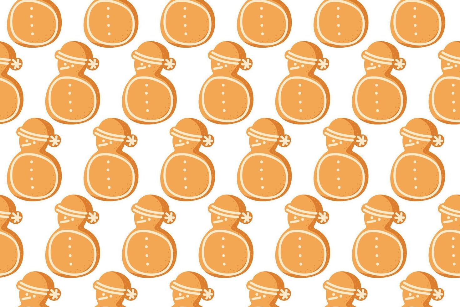 Cheerful snowman patterns with warm hats create a festive winter atmosphere vector