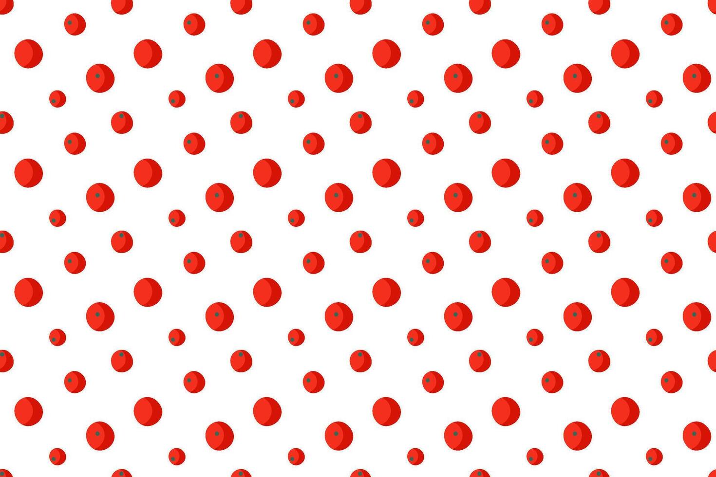 A vibrant pattern of red circles on a white background creates a dynamic visual effect vector