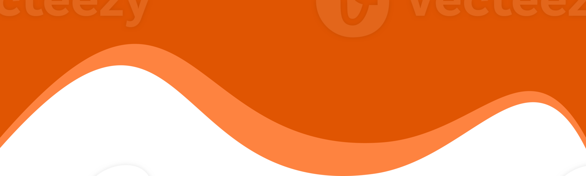 Abstract curved border shape for header design. Divider section. Website page bottom template. Wavy element and separator for webpage and site menu png