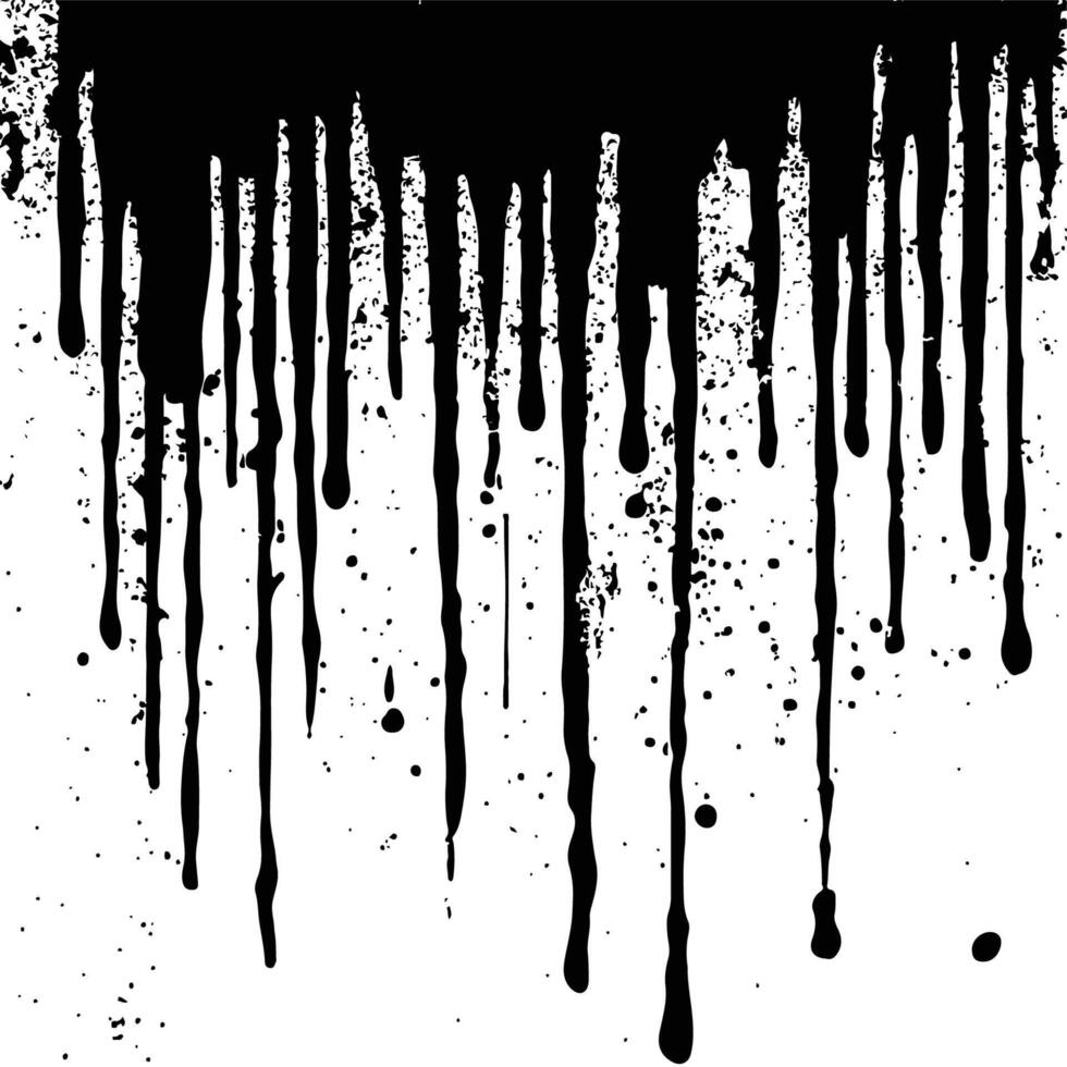 Black and White Textured Vintage Pattern vector