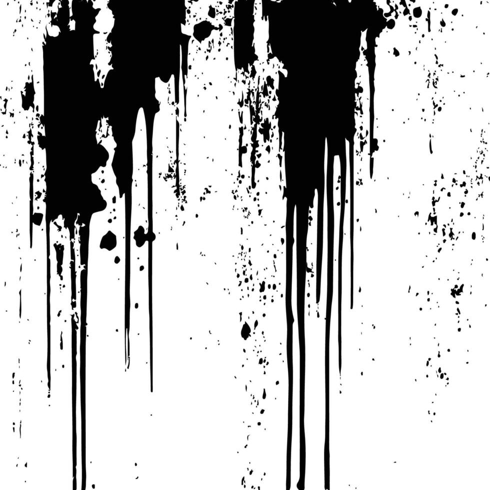 Black and White Weathered Grunge Effect vector