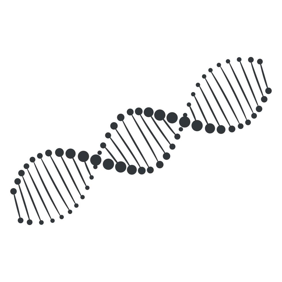 epigenetics Icon Design. DNA, Gene Expression vector