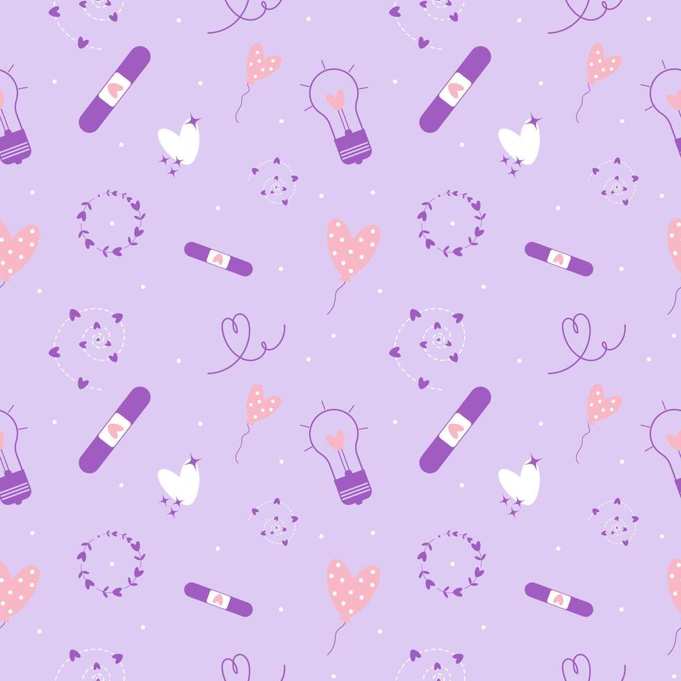 Flat cute romantic Valentines day, love season with pastel healing patch, heart shape balloon, lamp, wreath, stars, line art vector