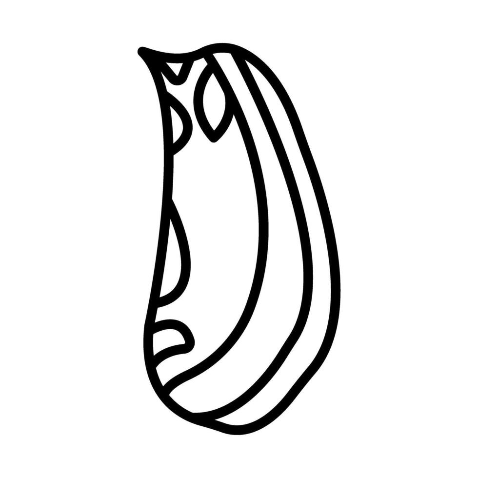 Beef Brisket Line Icon Design vector