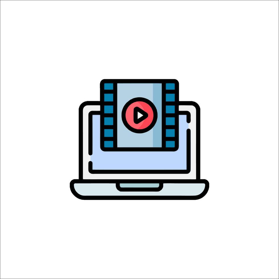 player icon on white background vector
