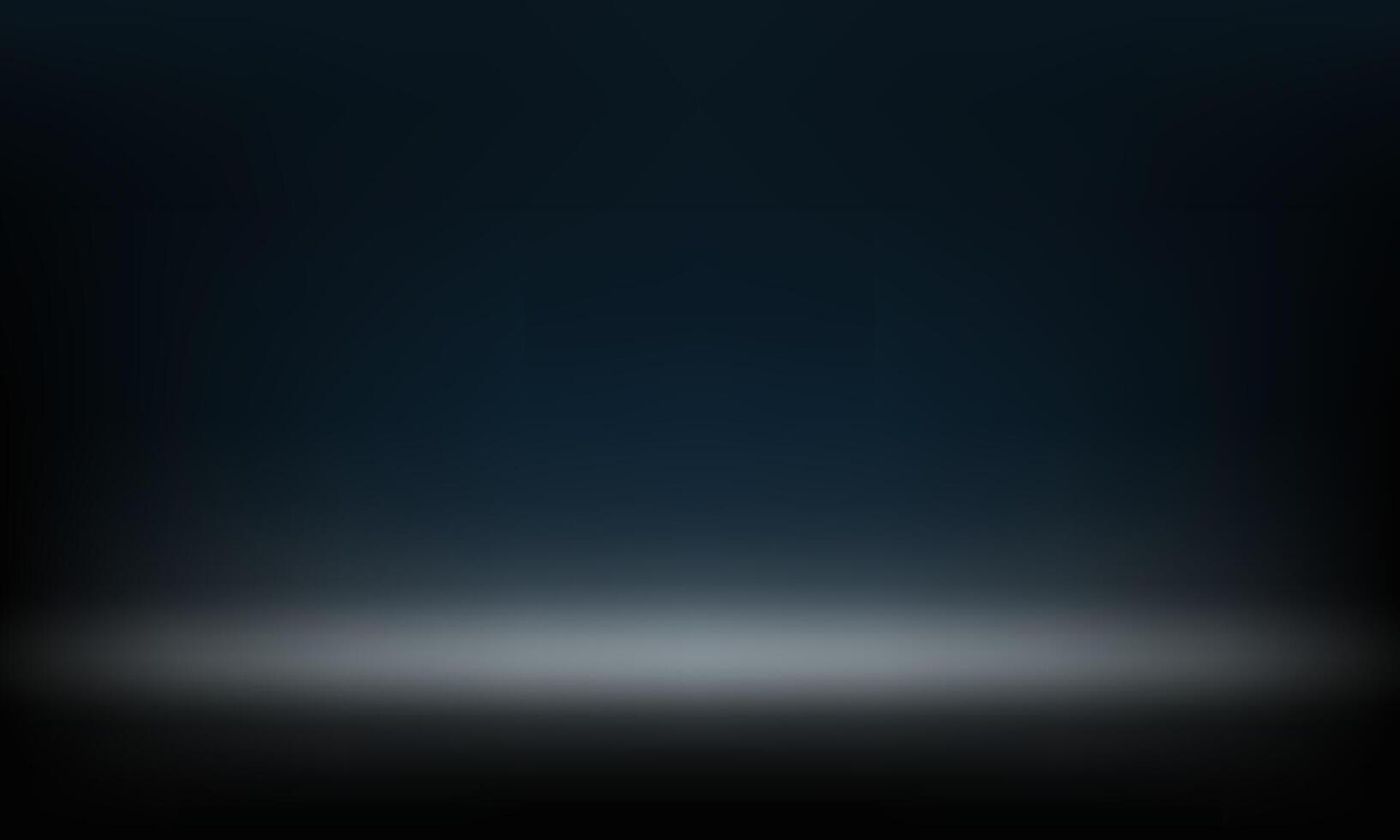 Empty Black studio background. Abstract gradient black background. black wall room with spotlights. Space for selling products on the website. illustration. vector