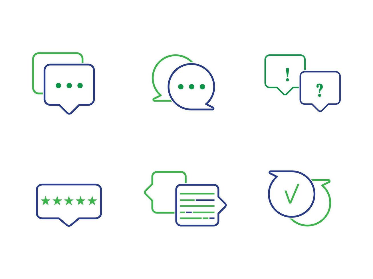 Bubble Chat icon chat box, message, talk, speech for app web logo banner poster icon vector