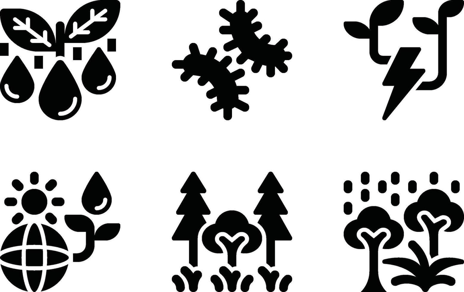 Fresh, Organism, Green Energy, Biodiversity, Vegetation, Rainforest Icon vector
