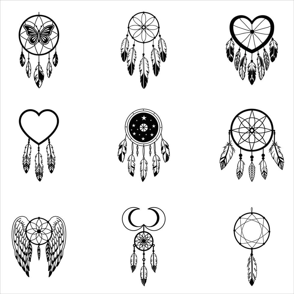 Dreamcatcher's Secret in the Mist Set vector