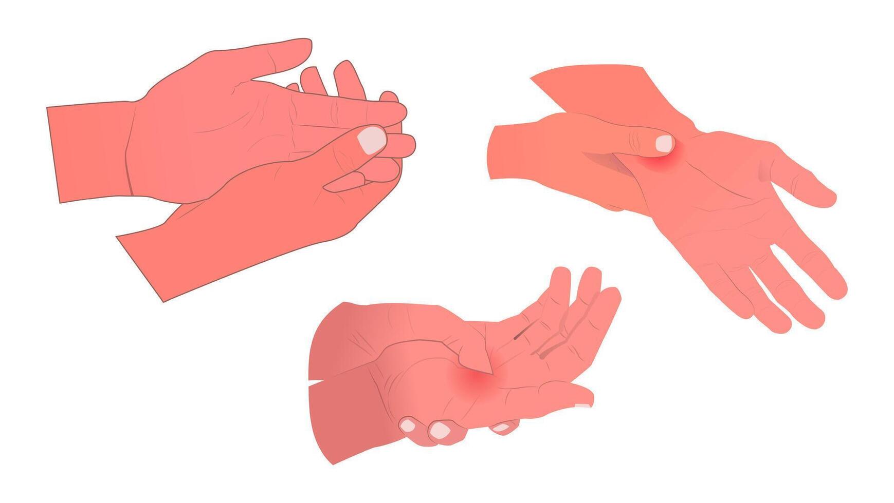 A set of illustrations of various complaints and expressions through hand gestures. Ideal for promotional materials, websites, customer service applications, social media, or educational content. vector