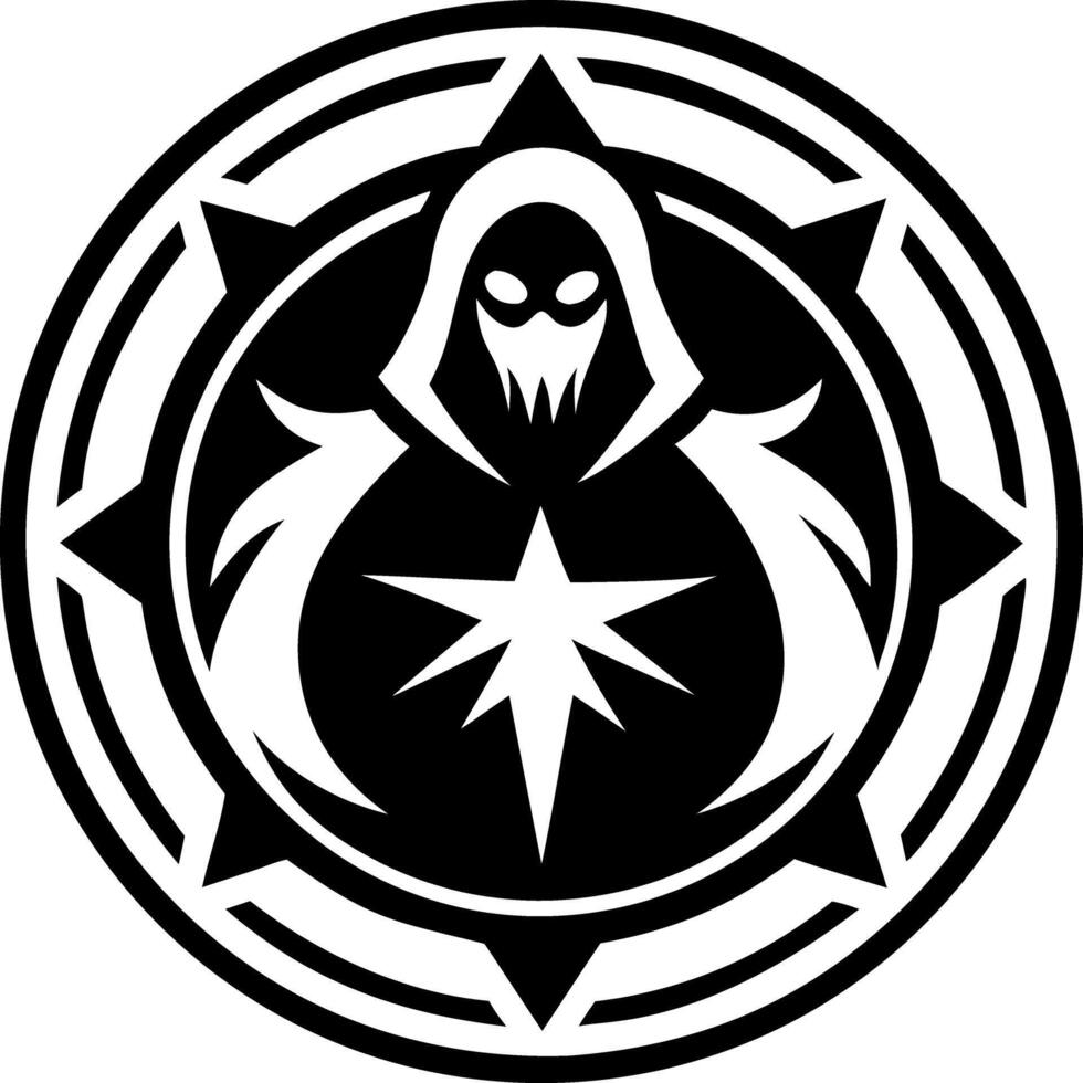 A glyph style icon of phantom shadow symbol vector