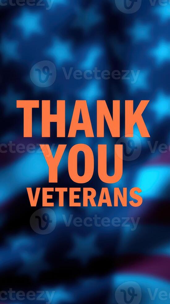 Thank you veterans for your service and sacrifice in defending freedom across the nation photo