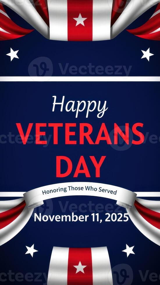 Veterans Day celebration honoring service members on November 11, 2025, with patriotic decorations and heartfelt messages photo