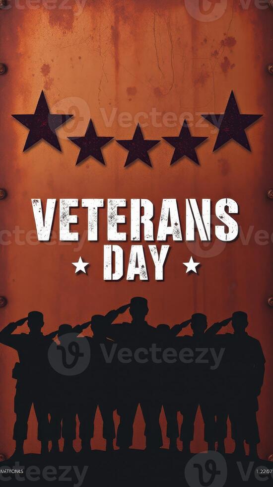 Celebrating the bravery and service of veterans on Veterans Day with heartfelt salutes and respect photo