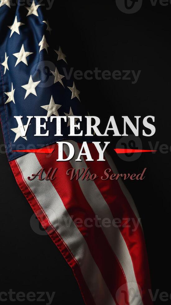 Veterans Day celebration honoring those who served in the military on November 11 photo