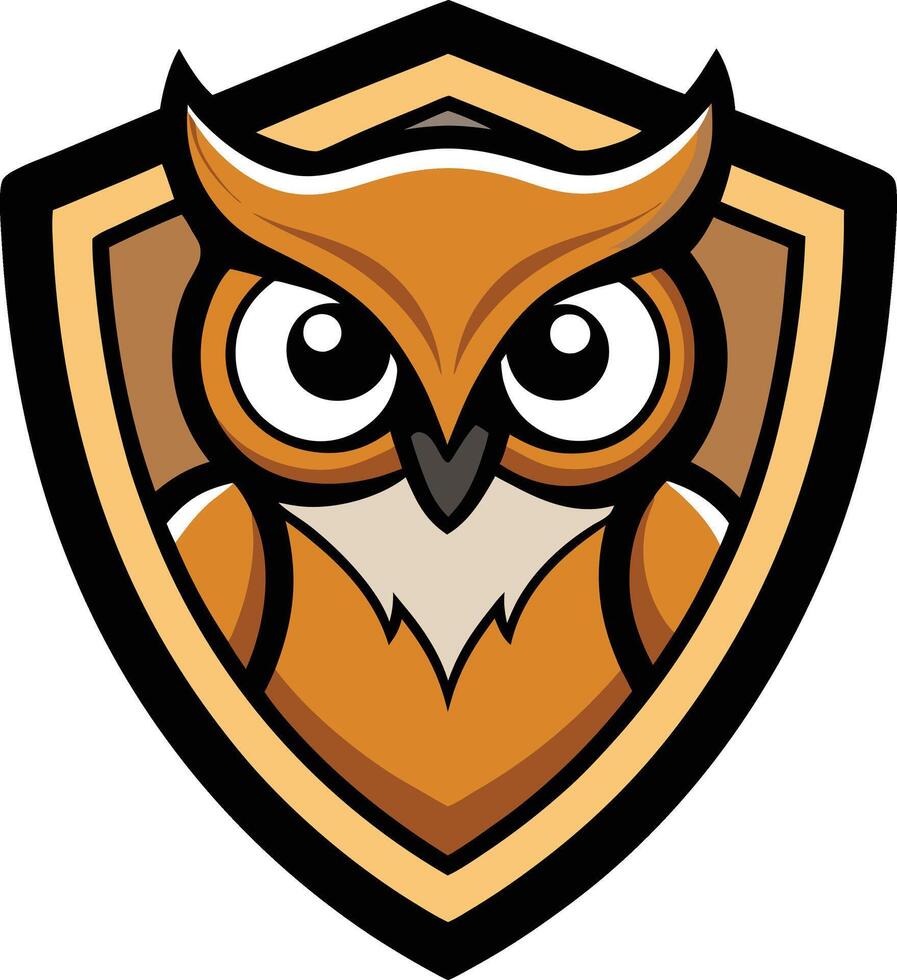Wise Owl Mascot Logo vector