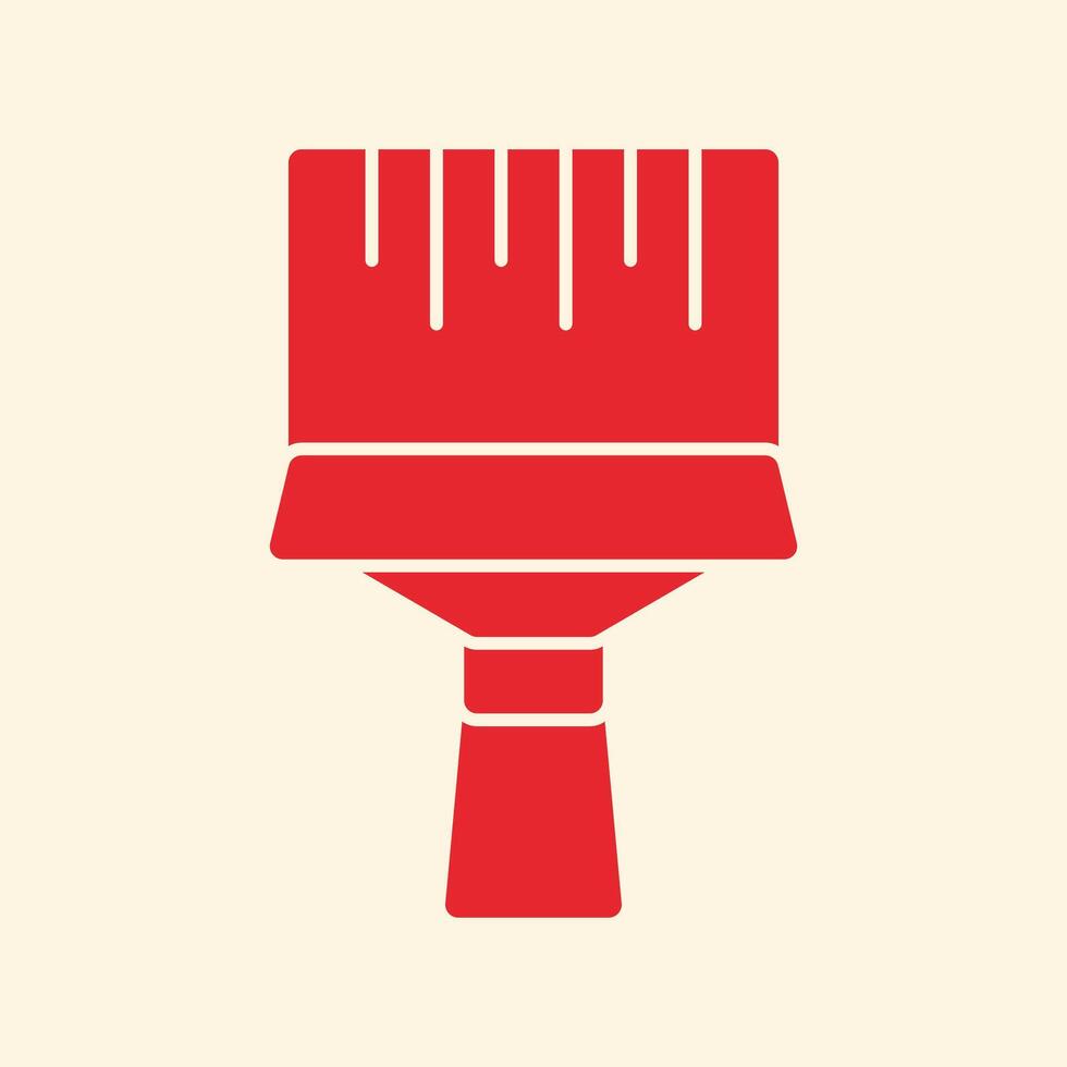 Paint Brush trendy creative pretty abstract illustration colorful useful design vector
