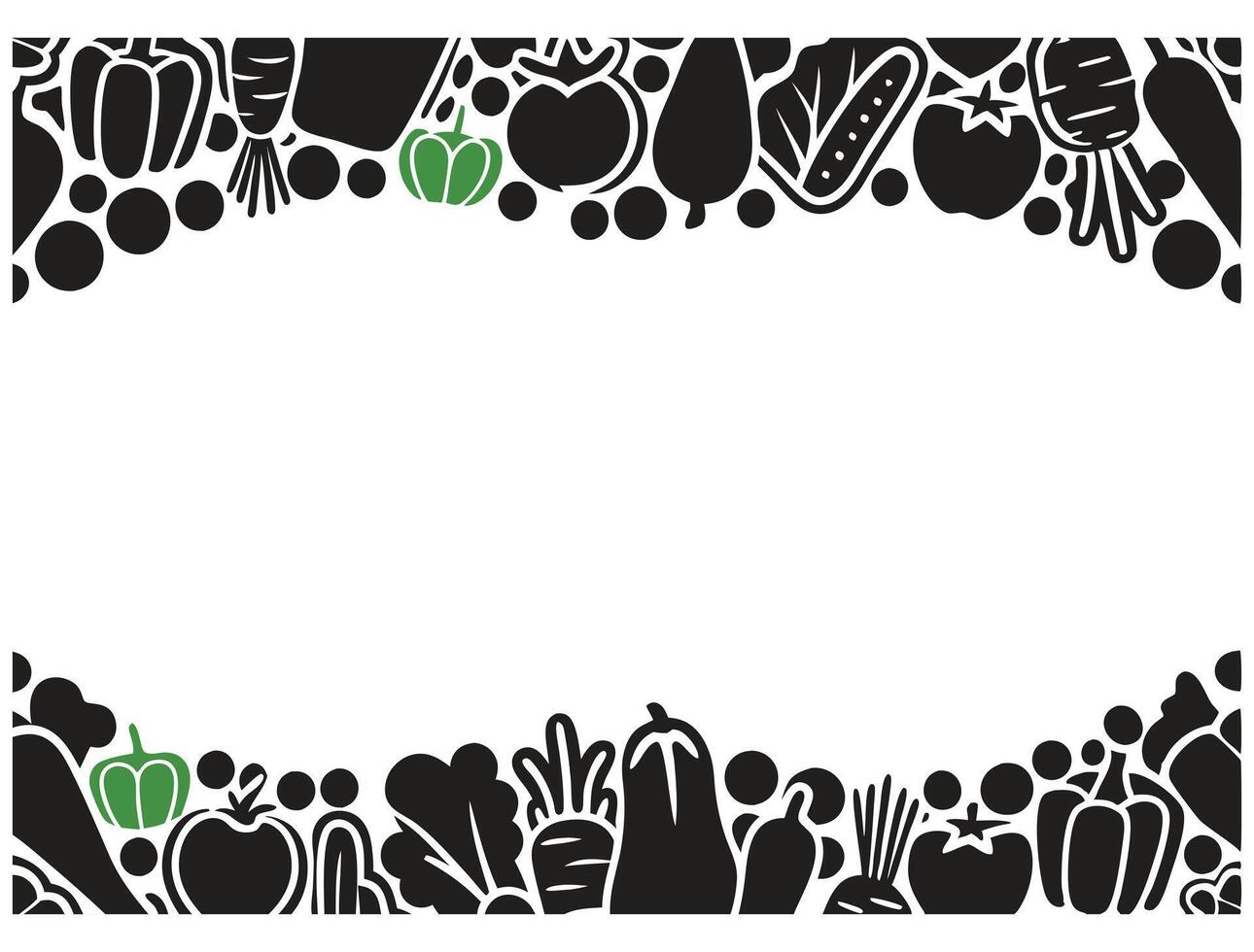 Vibrant Vegetable Pattern with Seamless Design Icons. vector