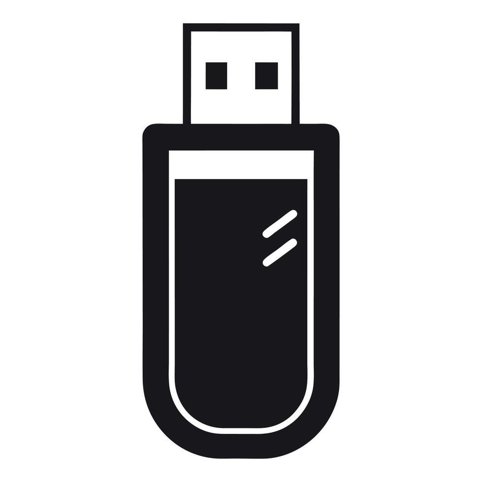 Flash Drive Icon Illustration vector
