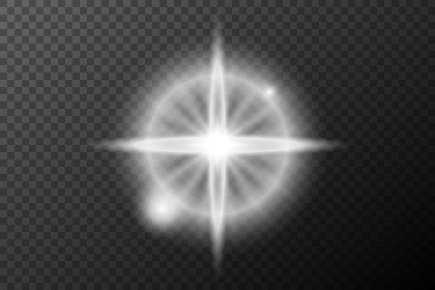 a glowing, star on background vector