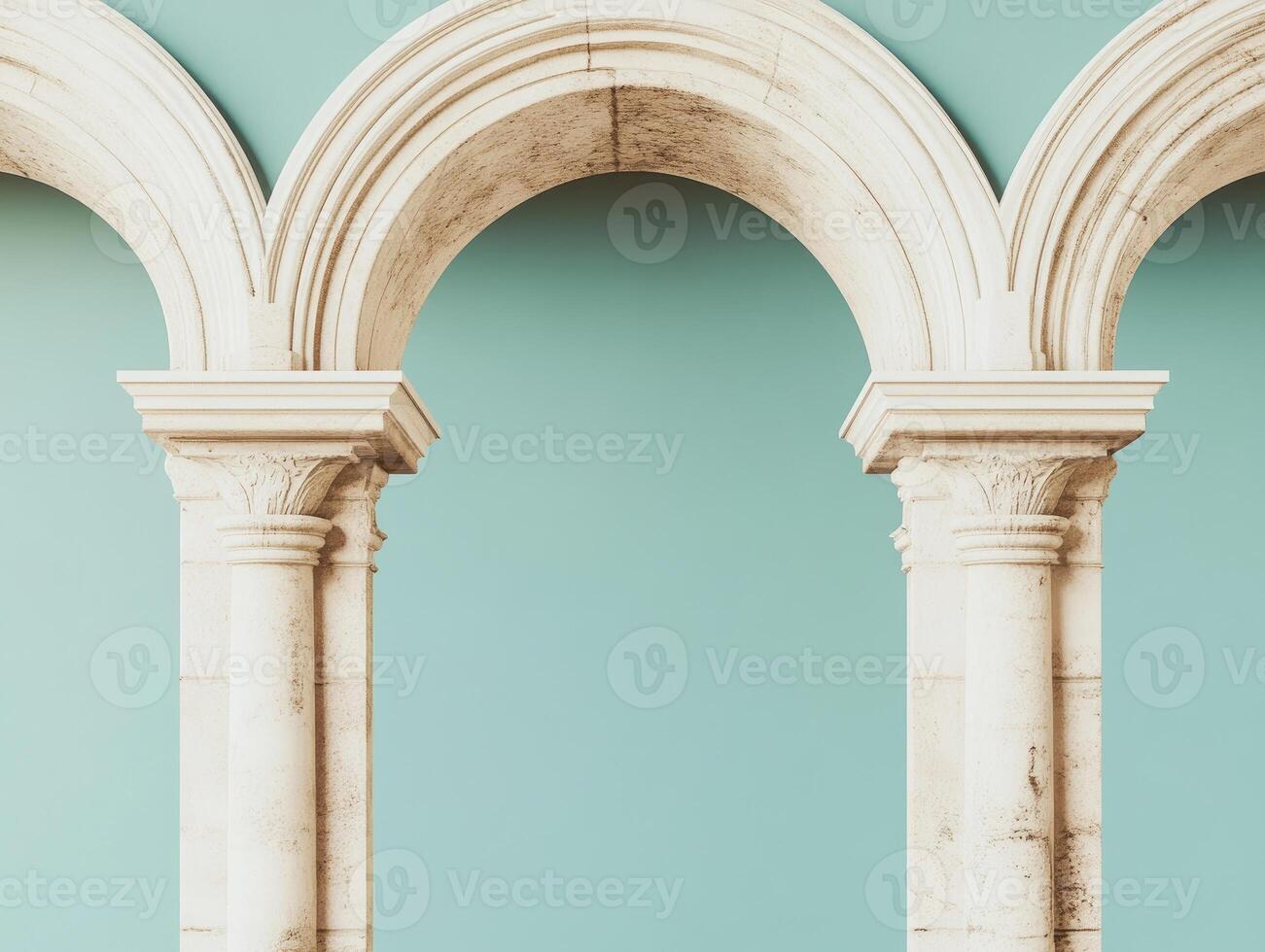 Elegant traditional stone arch with minimalist design for architectural inspiration photo