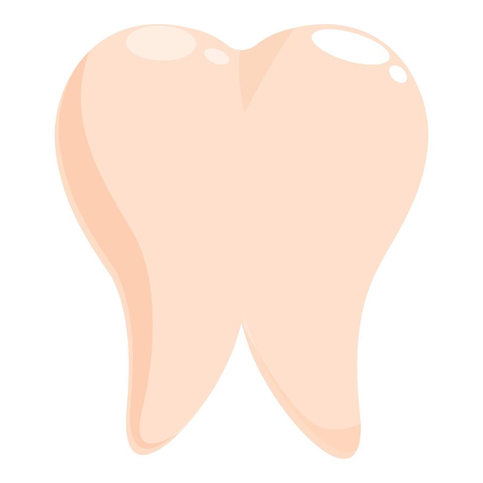 Healthy tooth shining with highlights promoting dental hygiene vector