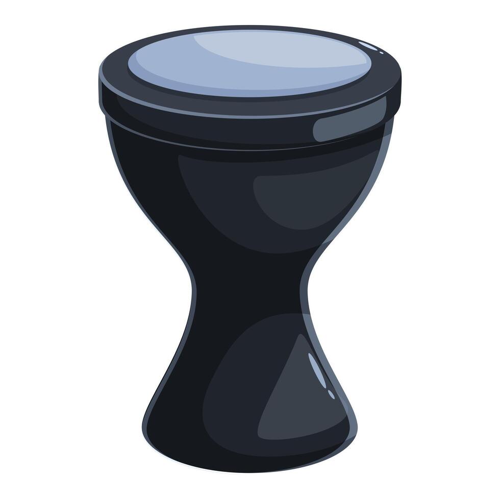 African drum creating rhythmic beats in musical performance vector