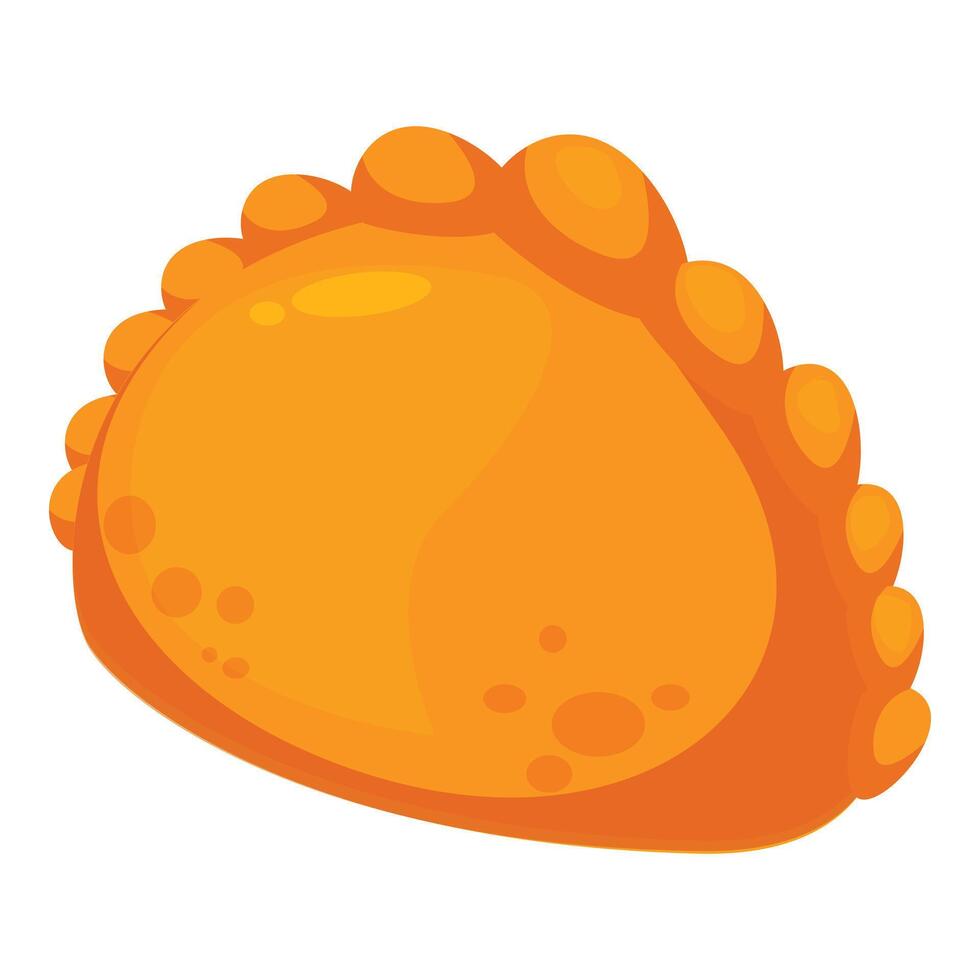 Delicious pastel cooking, traditional south american pastry filled with meat and vegetables vector