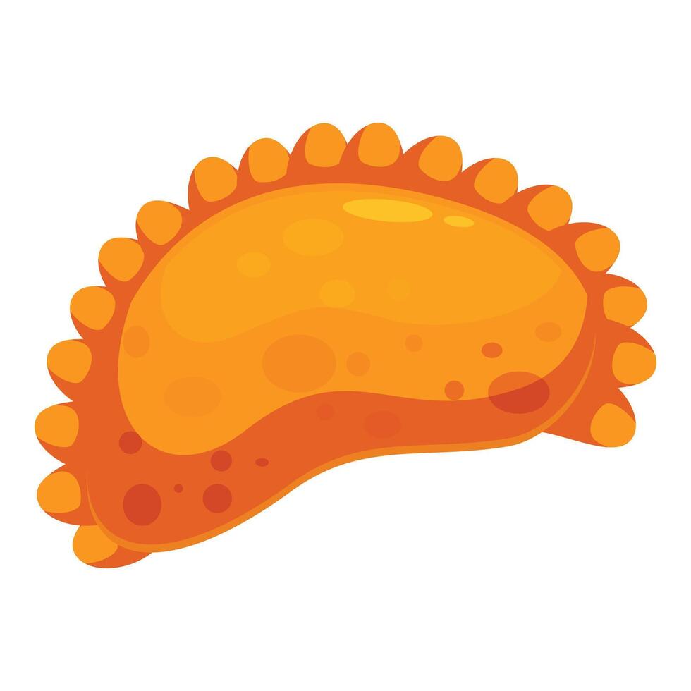 Delicious empanada representing argentinian cuisine and culture vector