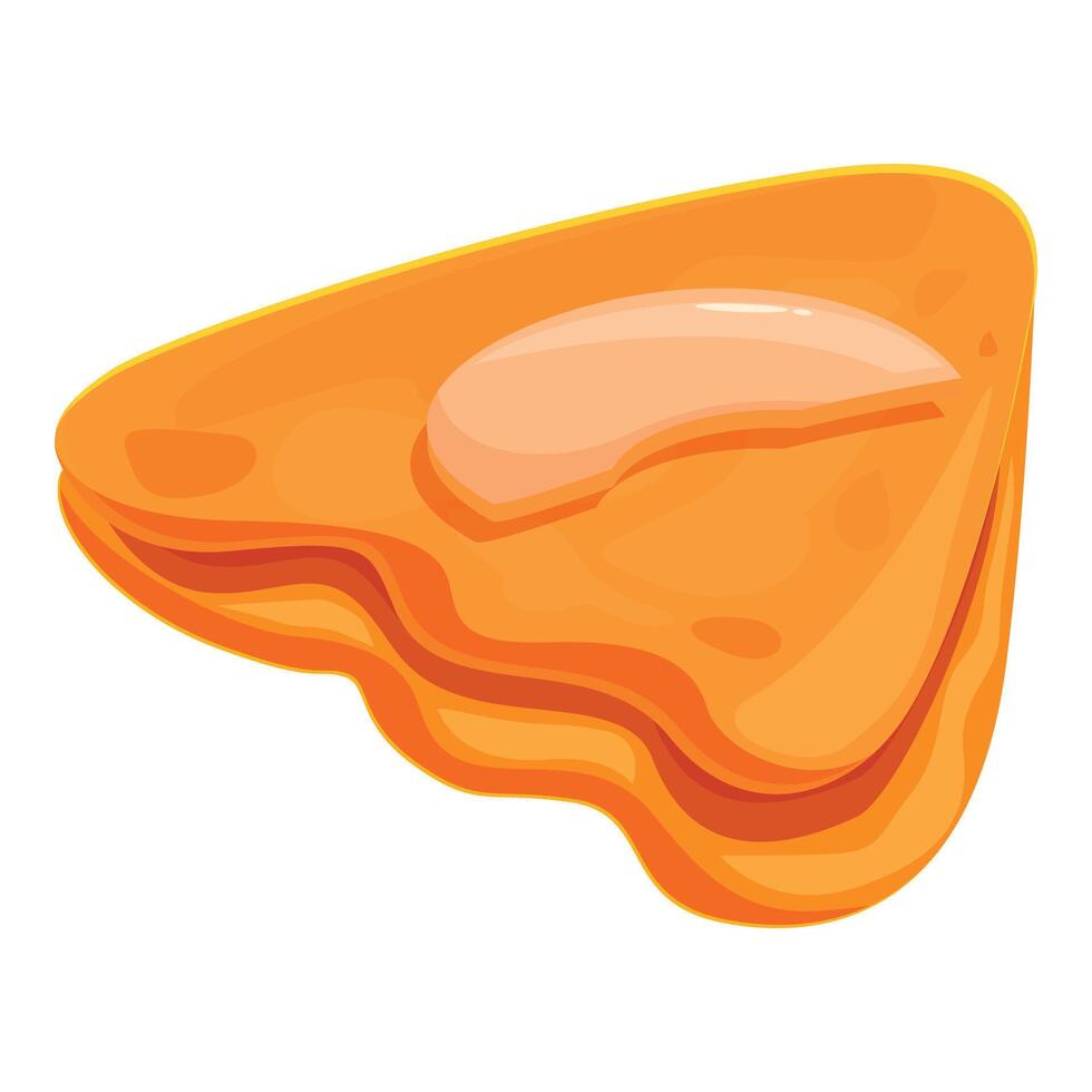 Delicious pancakes with syrup forming a heart shape for a romantic breakfast vector