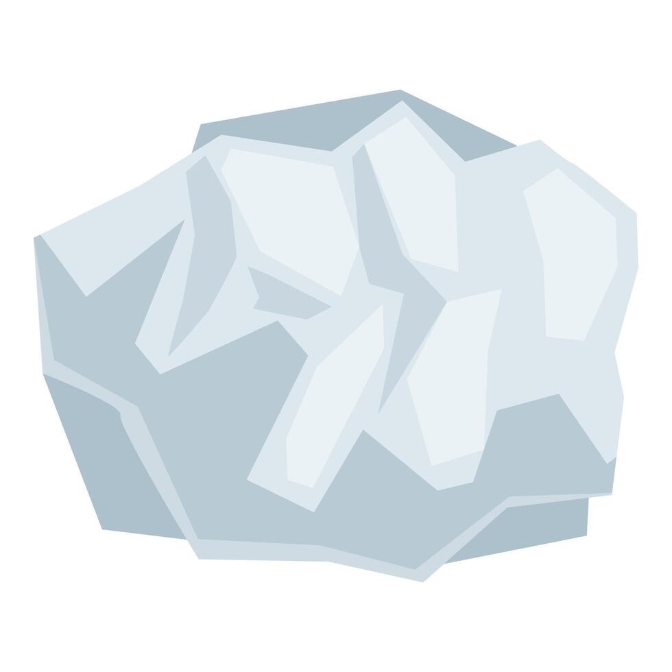 Crumpled paper ball representing mistakes and creative process vector