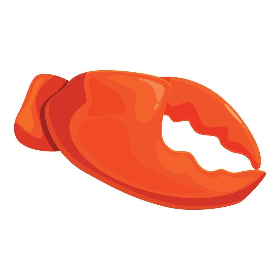 Fresh red crab claw showing culinary delights vector