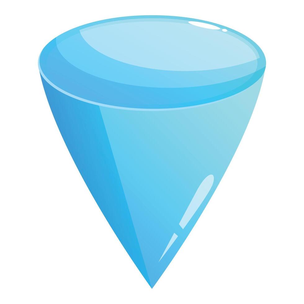 Light blue gemstone shining with elegance and sophistication vector