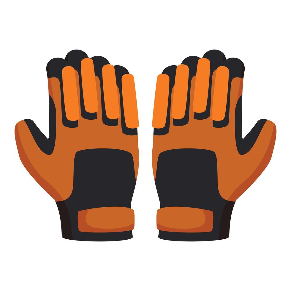 Protective gloves ensuring safety and dexterity in demanding environments vector