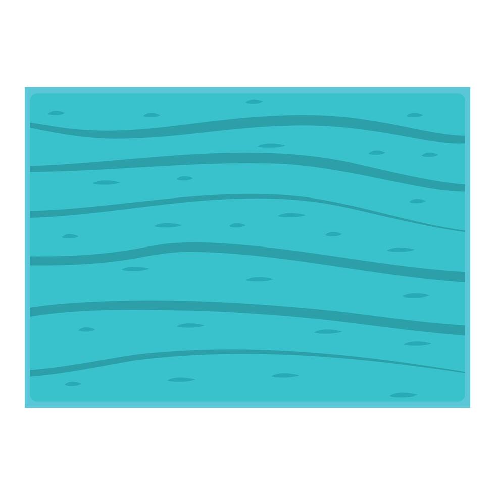 Turquoise wavy surface creating a relaxing and serene atmosphere vector