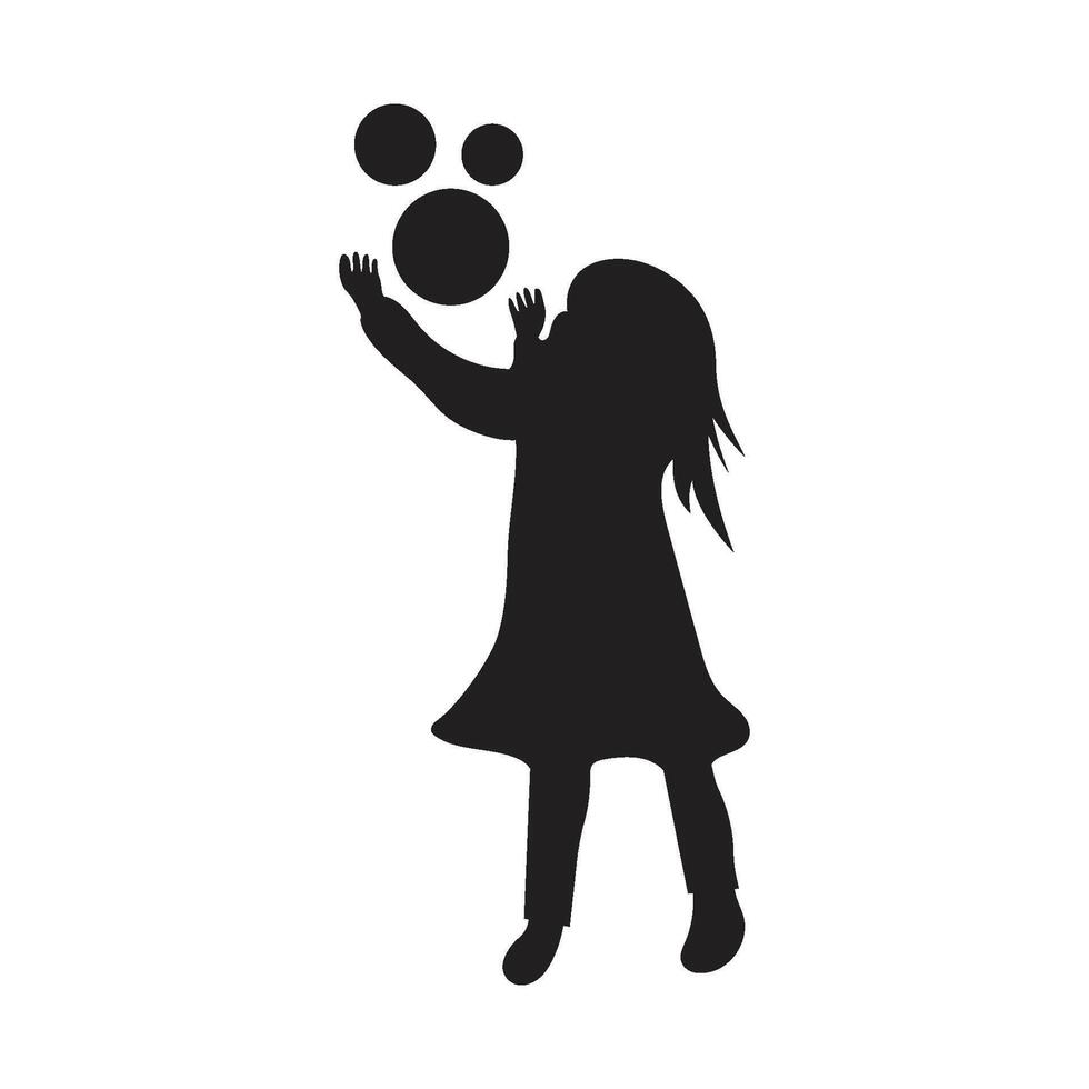 Kids logo template concept vector