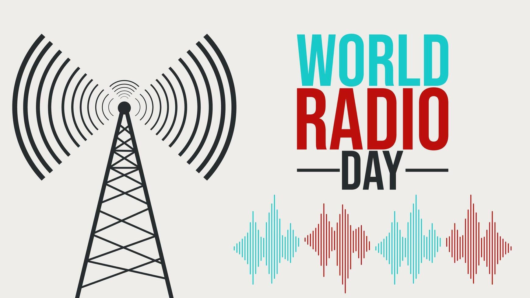 World Radio Day, Celebrating the Impact of Radio on Global Communication vector