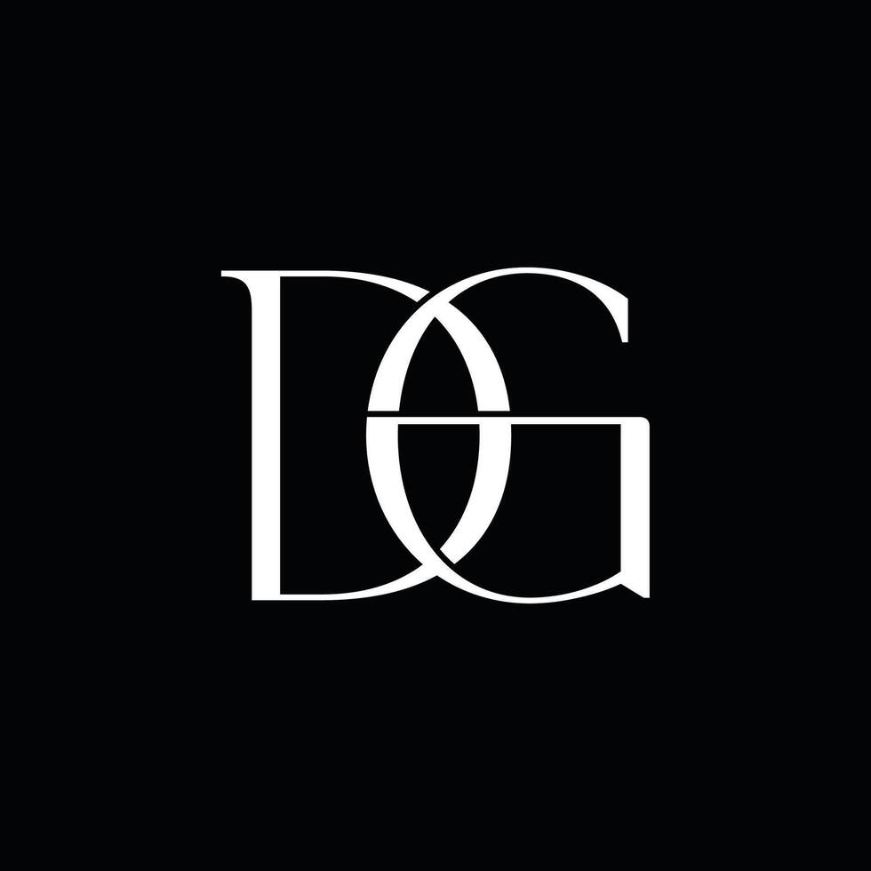 initial letter DG vector