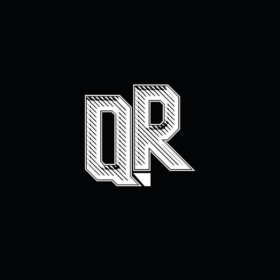 initial letter QR vector