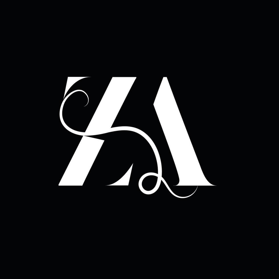 initial letter ZA vector