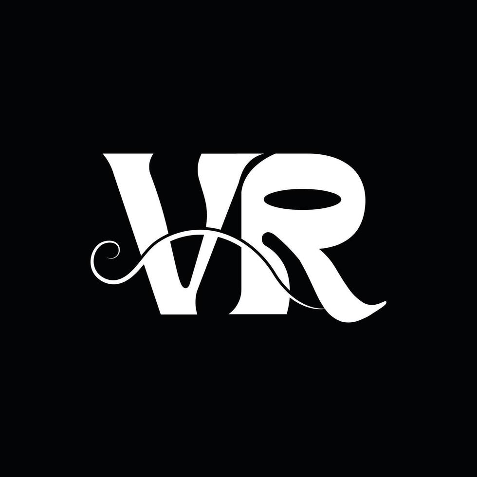 initial letter HVR vector
