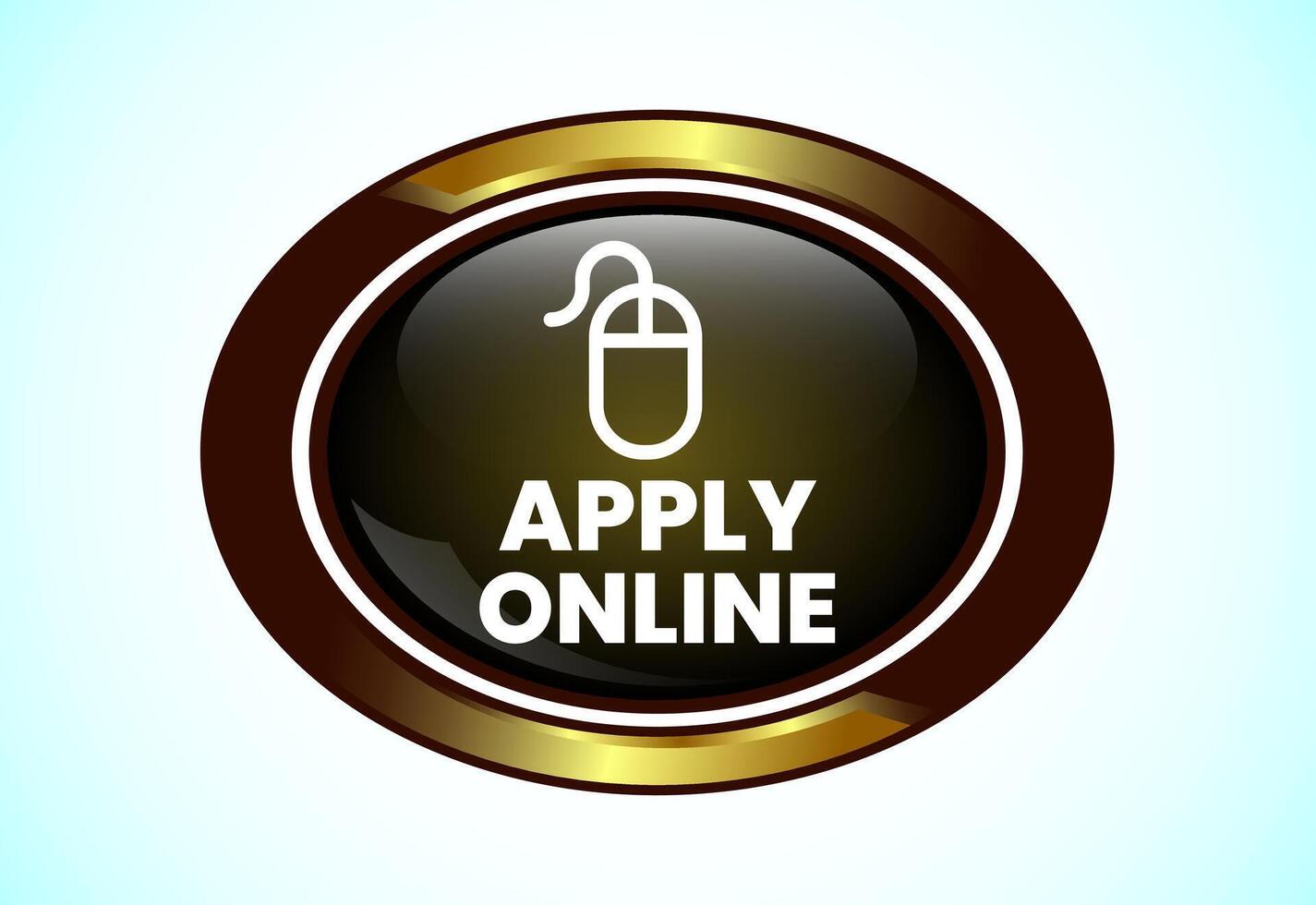 Apply online button, Suitable for mobile app, and website vector
