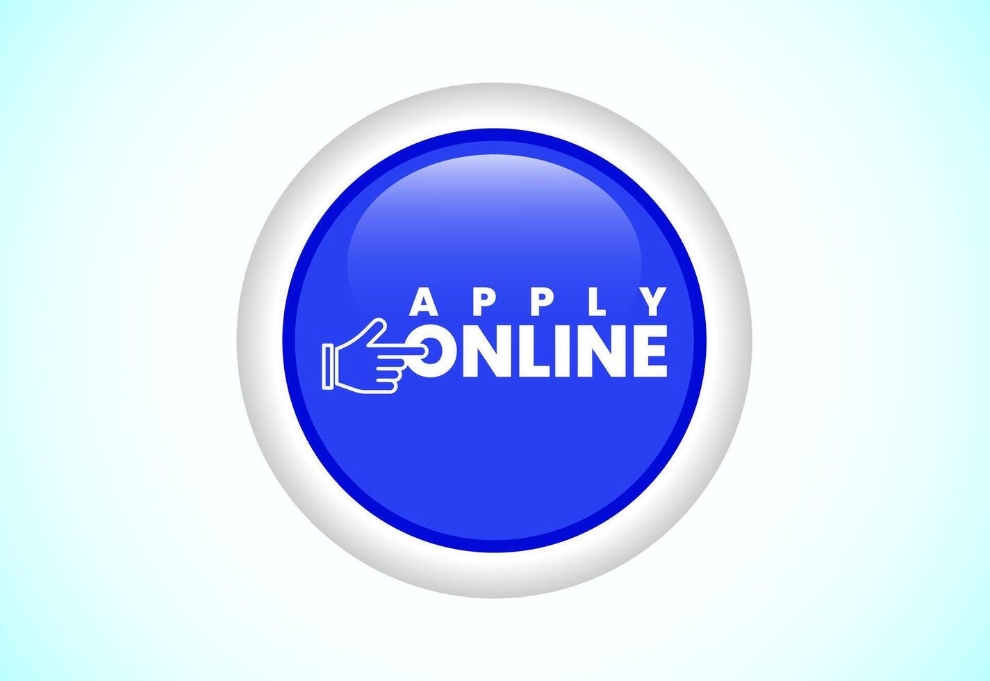 Apply online button, Suitable for mobile app, and website UI vector