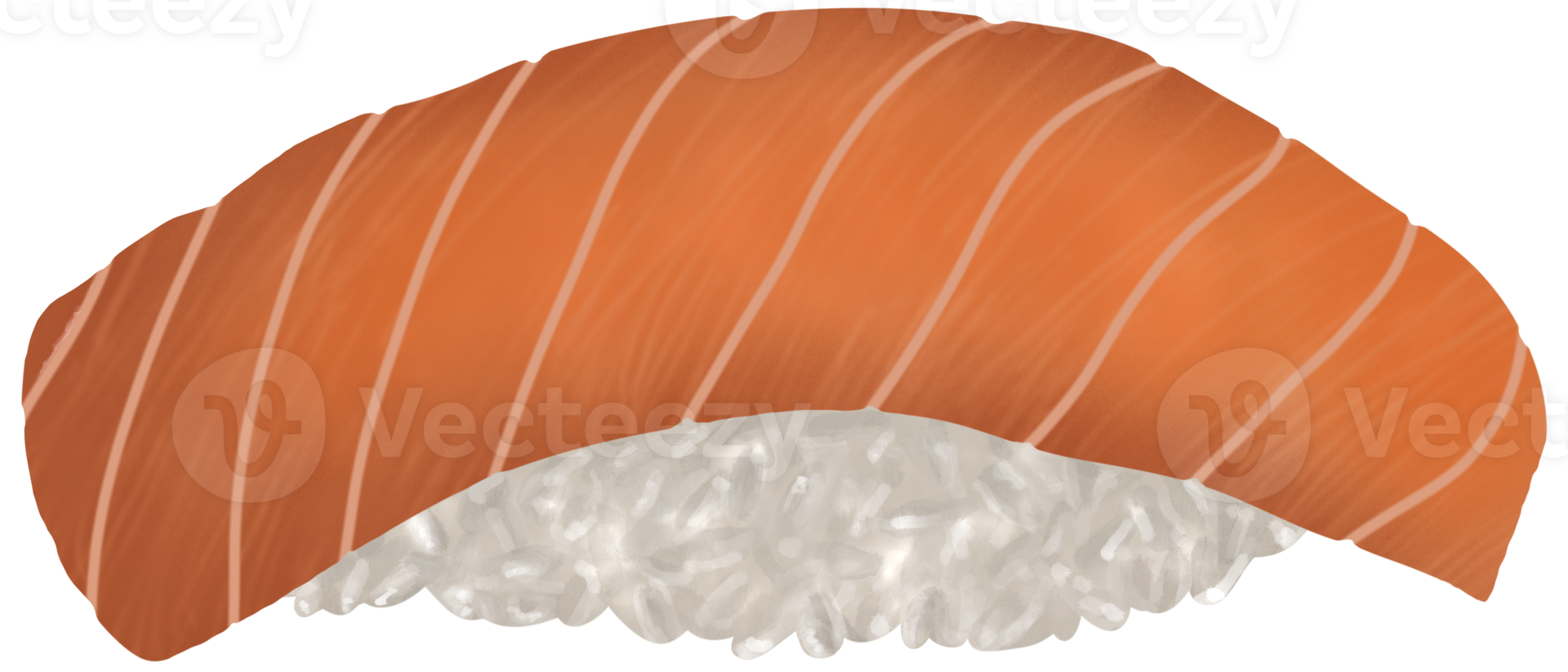 Sushi with salmon png